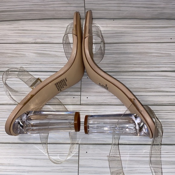 Justfab Hanna Transparent Heeled Sandal - Picture 6 of 8